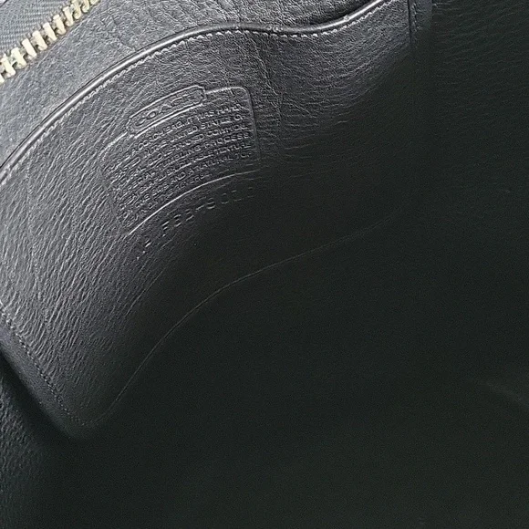 Vintage COACH Black Berkeley XL Duffle Feed Sac #9010 - Picture 12 of 16